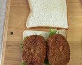 カレーをのせて♪コロッケサンド作り方6写真