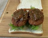 カレーをのせて♪コロッケサンド作り方7写真