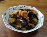 茄子と鶏肉のオイスター炒め作り方9写真