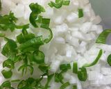 ズッキーニと青唐辛子のパスタ作り方2写真