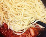 にんにくが決手のトマトソースパスタ作り方6写真