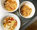 肉無チクワ洋風さっぱり親子丼味野菜炒め作り方9写真