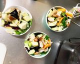 肉無チクワ洋風さっぱり親子丼味野菜炒め作り方11写真