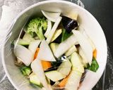 肉無チクワ洋風さっぱり親子丼味野菜炒め作り方12写真