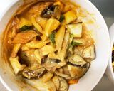 肉無チクワ洋風さっぱり親子丼味野菜炒め作り方18写真