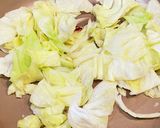 春キャベツと干しエビのペペロンチーノ作り方4写真