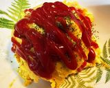簡単!冷凍ご飯でオムライス作り方17写真