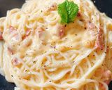 米麺のカルボナーラ作り方7写真