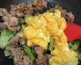 豚肉とブロッコリーと卵のマヨ炒め作り方7写真
