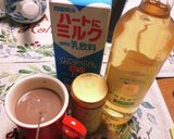 眠れない時にも！ココアに白ワイン少々作り方1写真
