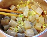 鶏レバーとこんにゃくのゴマ味噌絡め。作り方7写真