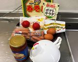 春巻き皮でクリスピーピザ作り方1写真