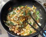 つるっと…ベーコンとほうれん草のもずく丼作り方4写真