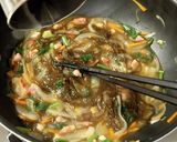 つるっと…ベーコンとほうれん草のもずく丼作り方5写真