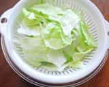 さっぱり♡レタスとトマトのスープ作り方1写真