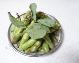 そら豆の鉄板焼き作り方1写真