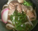 鶏とスナップエンドウのうどん作り方4写真