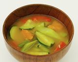 夏野菜みそ汁作り方4写真