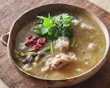アジアン粥☆鶏白湯粥☆昼食夕食☆鶏もも肉作り方3写真