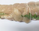 柚子胡椒と大葉のしっとり鶏ハム作り方6写真