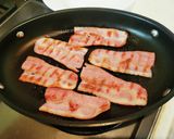 ナスチーズ焼きに、ベーコンを添えて作り方2写真