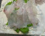 パパ　マゴチの薄造り出汁茶漬け作り方2写真