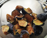 5分一発！冷凍揚げ茄子の甘味噌炒め風作り方1写真