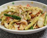 ちくわとカニカマの濃厚胡麻だれサラダ作り方6写真