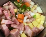 家庭の味！トマトの旨味凝縮ミネストローネ作り方1写真