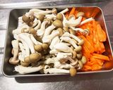 炊飯器で作る鶏肉としめじのおこわ6合作り方1写真