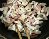 エリンギとカブの葉の炒め物作り方3写真