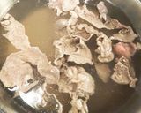 牛肉と春菊の胡麻ダレ和え作り方3写真