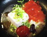 オムレツのエビチリソースかけ作り方2写真