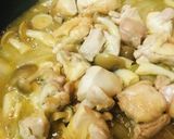 鶏もも肉＆きのこ/しめじの親子丼作り方2写真