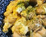 鶏もも肉＆きのこ/しめじの親子丼作り方4写真