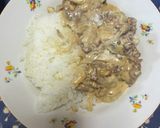 Mさん風白いビーフストロガノフ作り方10写真