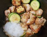 鶏とズッキーニおろしぶっかけ☆胃に優しい作り方3写真