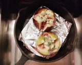 まるごといちじくの生ハムブルーチーズ焼き作り方4写真