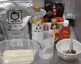 焼きそば風パスタ in サテトム作り方2写真