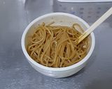 焼きそば風パスタ in サテトム作り方4写真