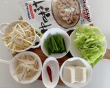中味汁で博多風もつなべ作り方2写真