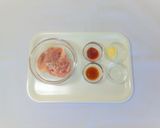 【給食レシピ】鶏のオーロラ焼き作り方1写真