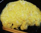 オムレツのエビチリソースかけ作り方5写真
