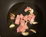 カブの葉とベーコン炒め作り方3写真
