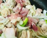 鶏もも肉２枚で作るガーリック＆生姜焼き作り方2写真