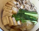 豚バラ肉のすき煮風肉豆腐🐷⬜️🥬作り方8写真