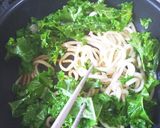 簡単ケール焼きうどん　アレンジ無限大作り方6写真