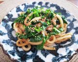 簡単ケール焼きうどん　アレンジ無限大作り方8写真