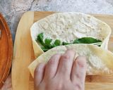 生ハムとルッコラのトルティーヤラップ作り方6写真
