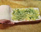 青いにんにく辣油でポルケッタ、、風作り方4写真